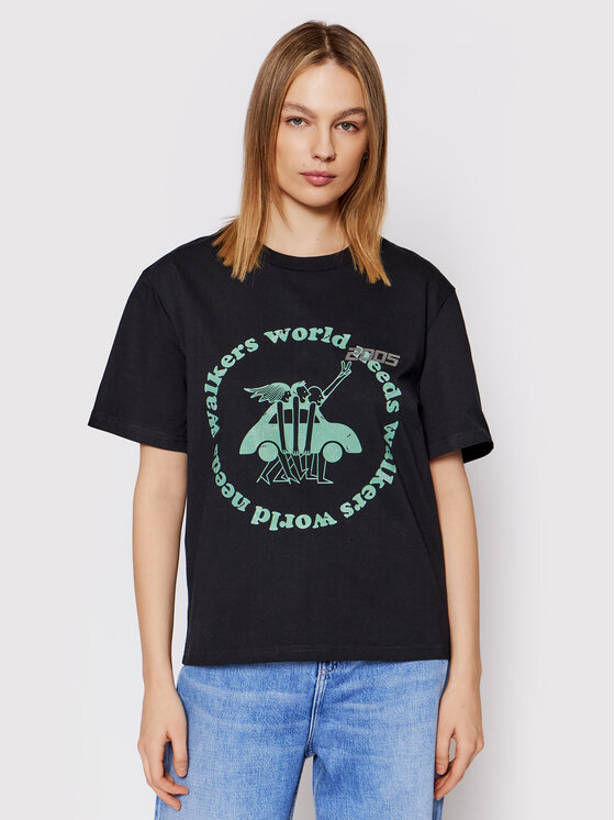 2005 Majica Unisex World Needs Walkers Črna Regular Fit