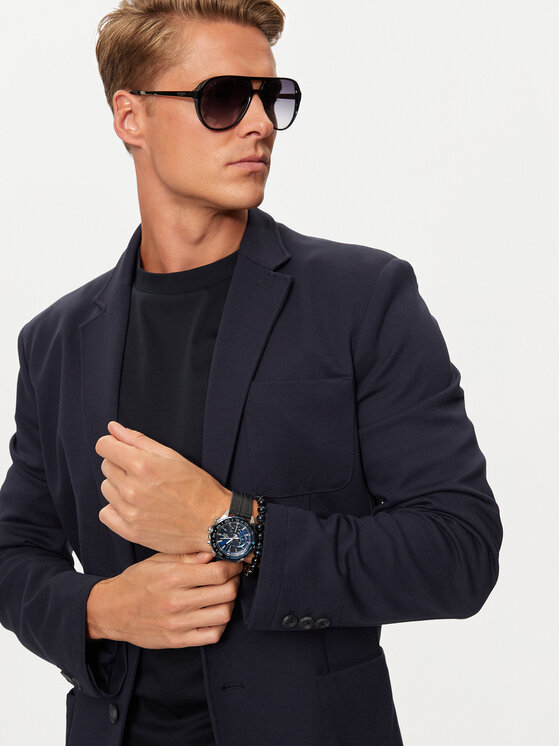 Guess Guess Pintsak M4BN09 WGMB2 Tumesinine Regular Fit