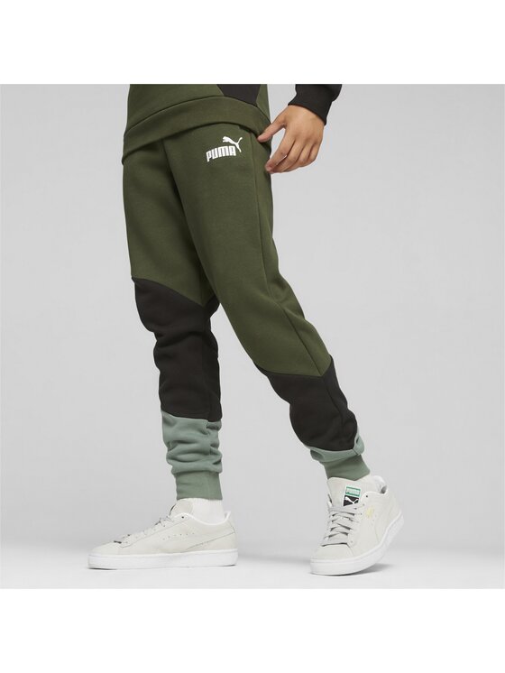 Puma Puma Spodnie dresowe 675237 Zielony Regular Fit