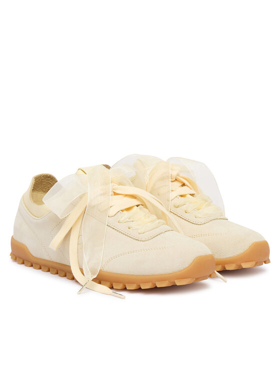 Calvin Klein Calvin Klein Sneakers Low Profile Run Mg Sue Db Laces HW0HW03150 Gelb