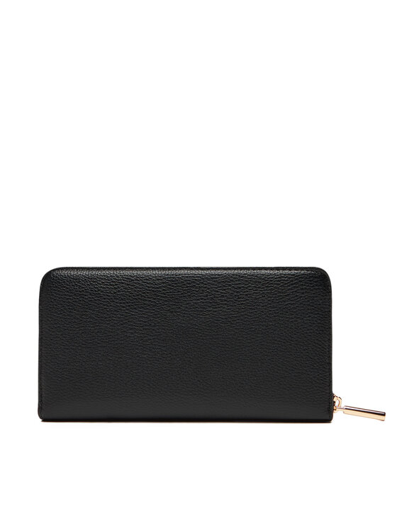 Liu Jo Liu Jo Голям дамски портфейл Ecs Xl Zip Around AF5170 E0058 Черен