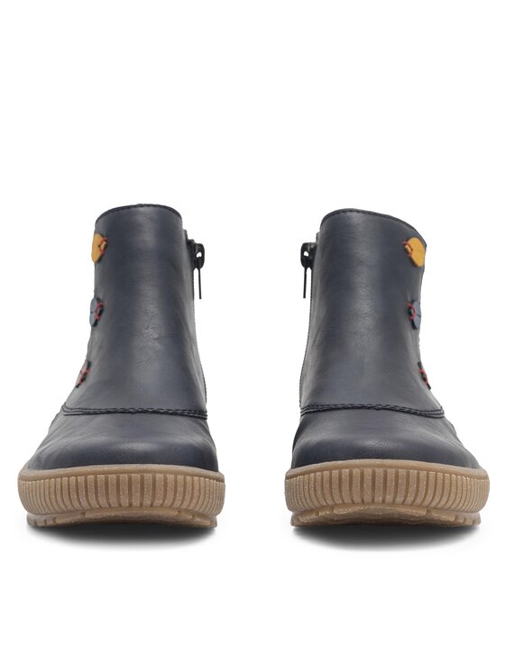 Rieker Rieker Botine N0751-14 Bleumarin