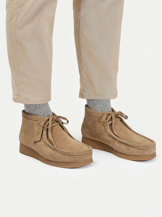Clarks Trzewiki Wallabee Evo Boot 26172824 Br zowy Modivo.pl