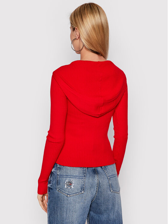 Tommy Jeans Tommy Jeans Felpa DW0DW11717 Rosso Slim Fit