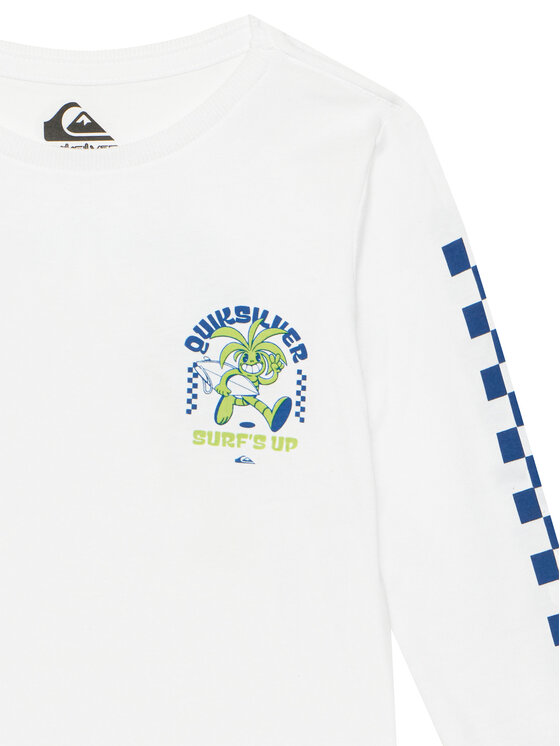 Quiksilver Quiksilver T-Shirt Ev Bloomsday EQKZT03572 Bílá Regular Fit