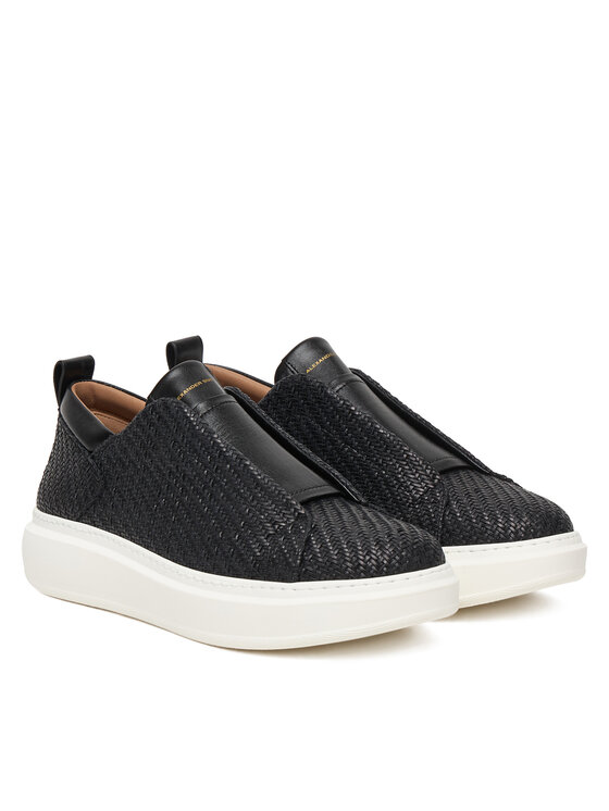Alexander Smith Alexander Smith Sneakersy Wembley Slip-On ASBDWLM Černá