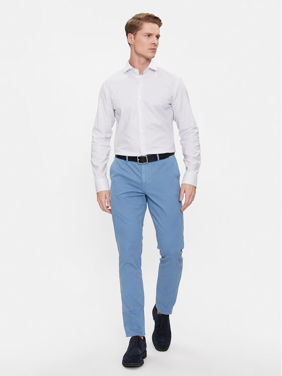 BOSS Boss Cămașă H-HANK-spread 50508759 Alb Slim Fit