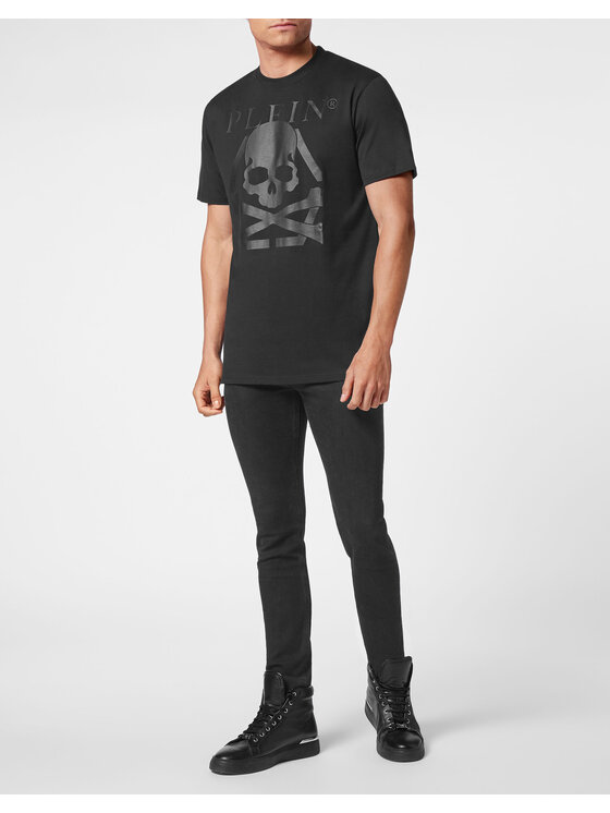 PHILIPP PLEIN PHILIPP PLEIN T-Shirt 12857 Černá Regular Fit
