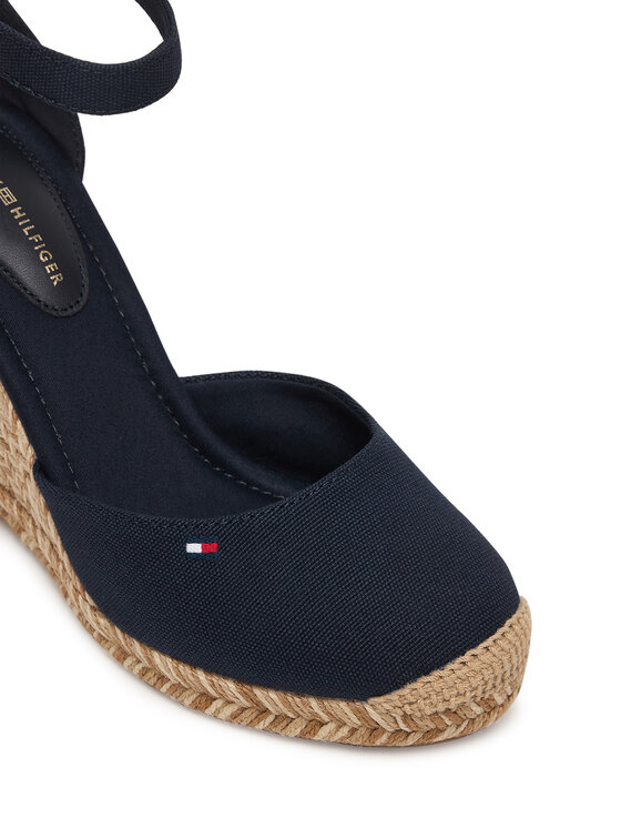 Tommy Hilfiger Tommy Hilfiger Espadryle Wedge FW0FW09225 Granatowy