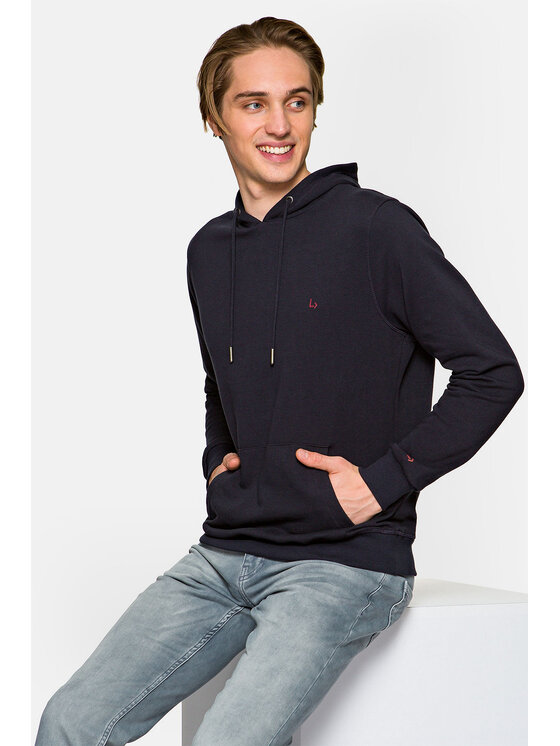 Lancerto Lancerto Bluza Skyler Granatowy Regular Fit
