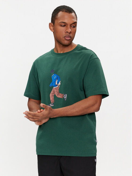 New Balance New Balance Тишърт Athletics MT41579 Зелен Relaxed Fit