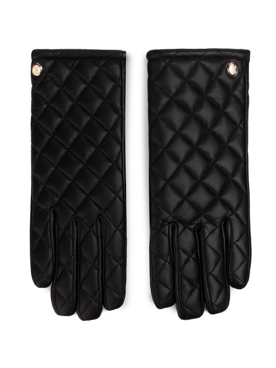 Guess Mănuși de Damă Not Coordinated Gloves AW8080 LEA02 Negru