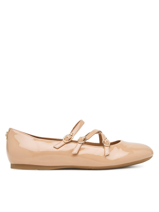Guess Baleriny FLTKAL PAF02 Beżowy