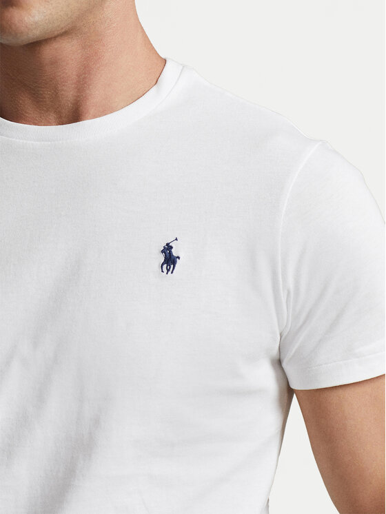Polo Ralph Lauren Polo Ralph Lauren Tricou 710680785 Alb Custom Slim Fit