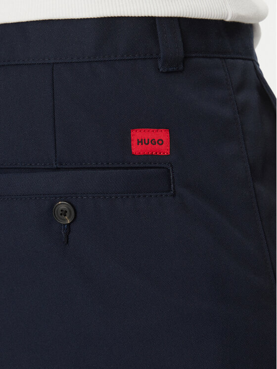 HUGO HUGO Auduma šorti Darik241 50505857 Tumši zils Regular Fit