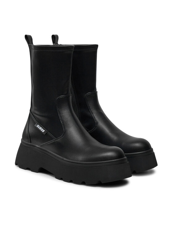 Guess Guess Botine Nerea FLFNER ELE10 Negru