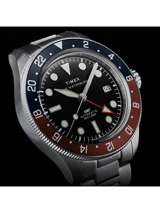 Timex Timex Zegarek TW2Y60600 Srebrny