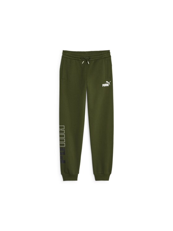 Puma Puma Spodnie dresowe 676347 Zielony Regular Fit