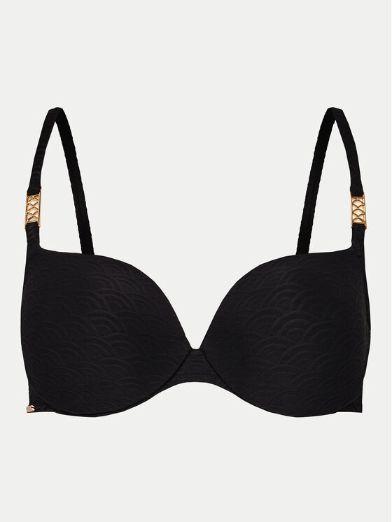 Selmark Selmark Bikini partea de sus BK017 Negru