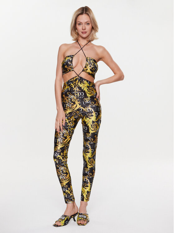 Versace Jeans Couture Versace Jeans Couture Jumpsuit 74HAN000 Schwarz Slim Fit