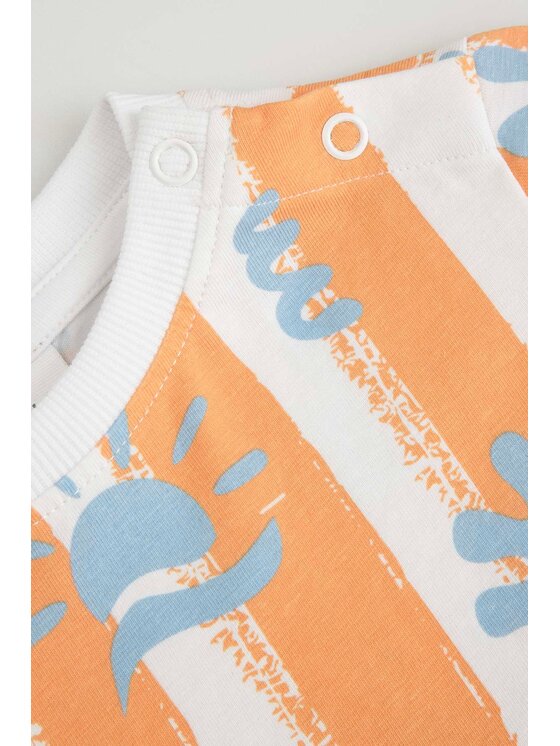 Coccodrillo Coccodrillo T-Shirt WC6143202NBN-006 Pomarańczowy Regular Fit
