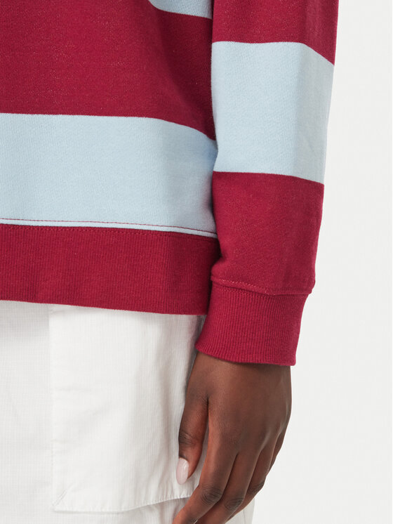 Roxy Roxy Суитшърт Strictly Stripes ERJFT05071 Бордо Regular Fit