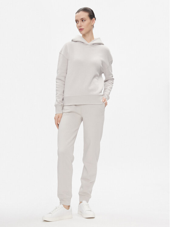 Calvin Klein Calvin Klein Bluza Metallic Micro Logo K20K206960 Beżowy Relaxed Fit