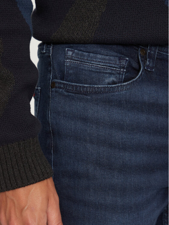 Mustang Mustang Jeans hlače Vegas 1015495 Mornarsko modra Slim Fit