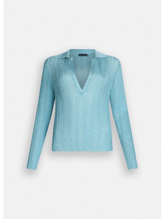 Liu Jo Liu Jo Maglione CF5154MS85OA4353 Celeste Slim Fit