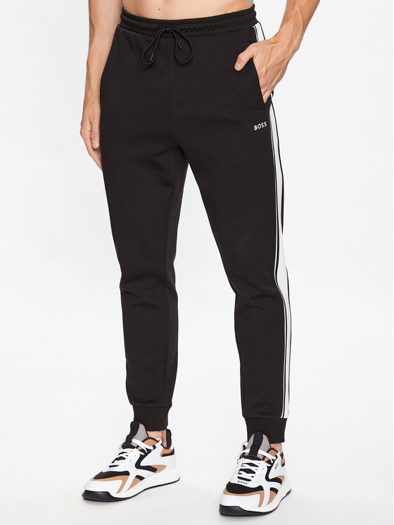 BOSS Boss Treniņtērps 50497185 Melns Regular Fit