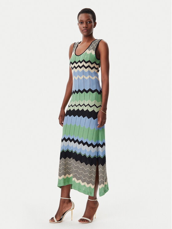 LOLA CASADEMUNT LOLA CASADEMUNT Трикотажна сукня MS2516005 Кольоровий Regular Fit