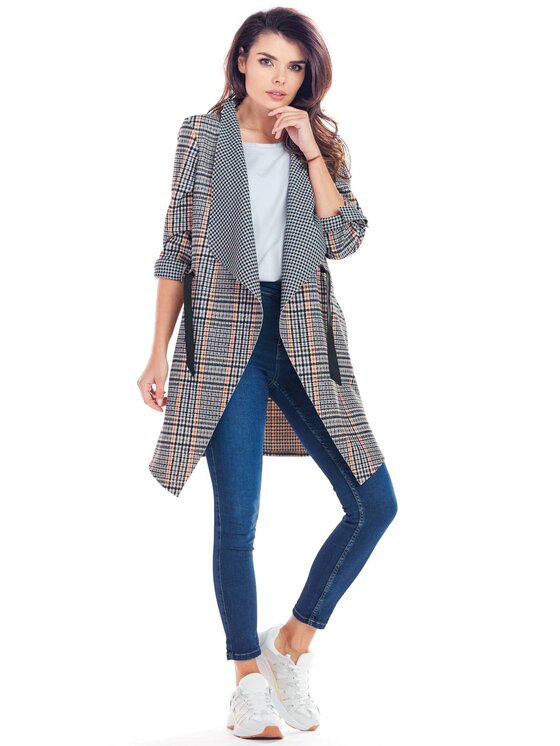 Awama Awama Kabát A366 Tmavomodrá Basic Fit