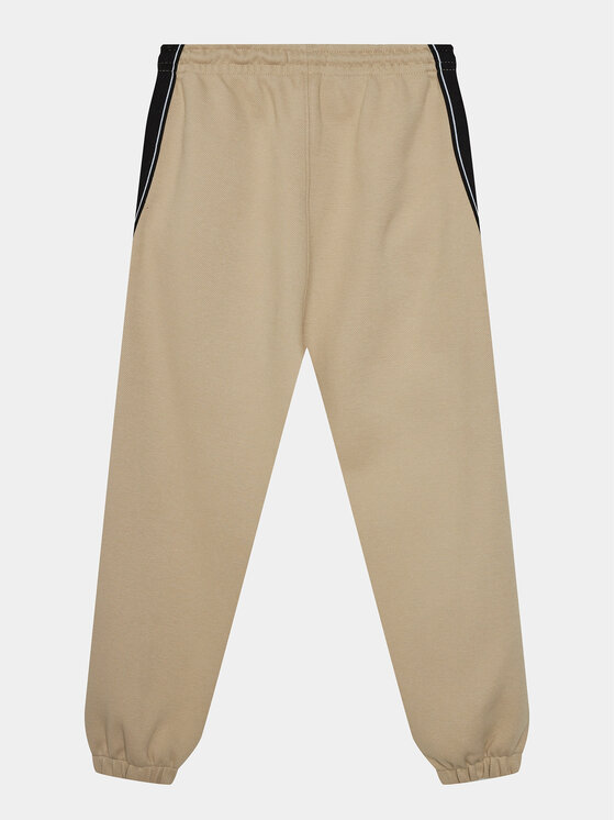 Calvin Klein Jeans Calvin Klein Jeans Spodnie dresowe Interlock IB0IB01931 Beżowy Relaxed Fit