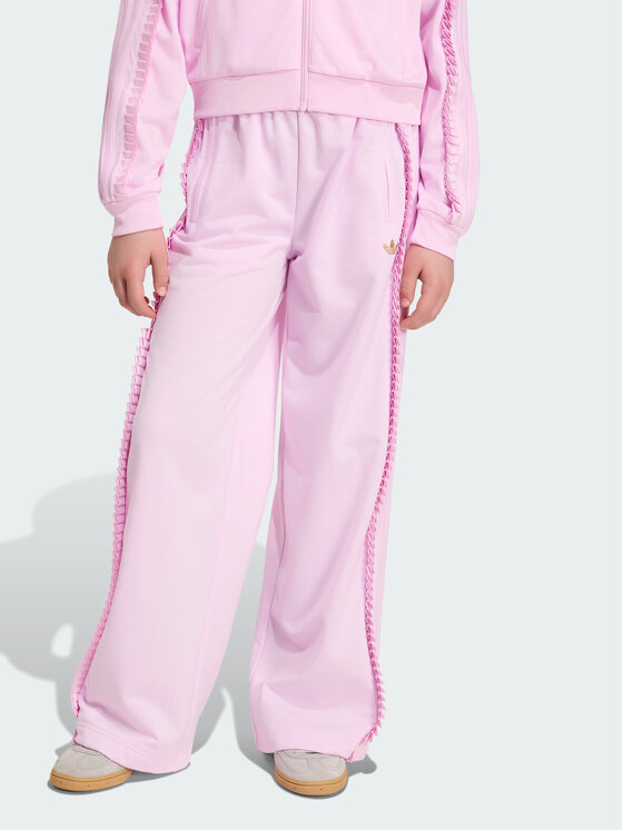 adidas adidas Spodnie dresowe 168986 Różowy Loose Fit