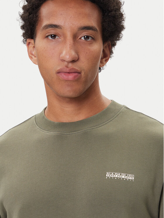 Napapijri Napapijri Mikina B-Small Box C NP0A88TP Khaki Relaxed Fit
