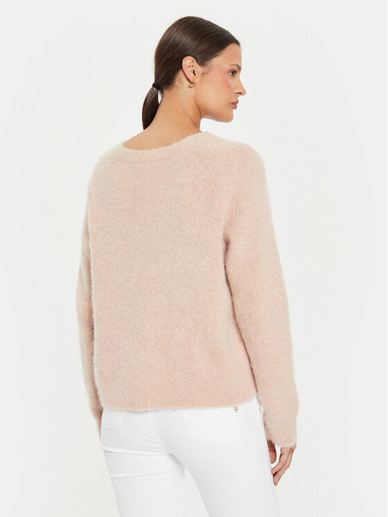 Kontatto Kontatto Maglione 3M0229 Beige Relaxed Fit