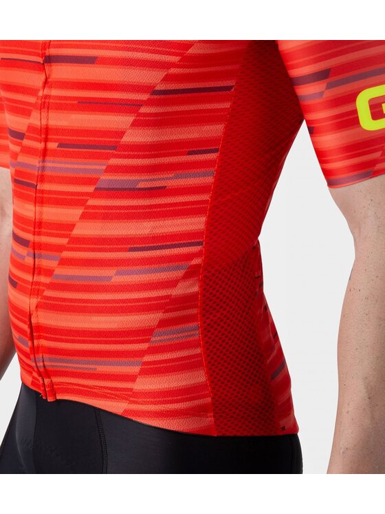 Alé Cycling Alé Cycling Koszulka rowerowa Solid Step Czerwony Fitted Fit