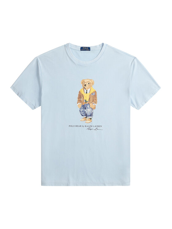 Polo Ralph Lauren Polo Ralph Lauren Тишърт 710P07347001 Светлосиньо Regular Fit