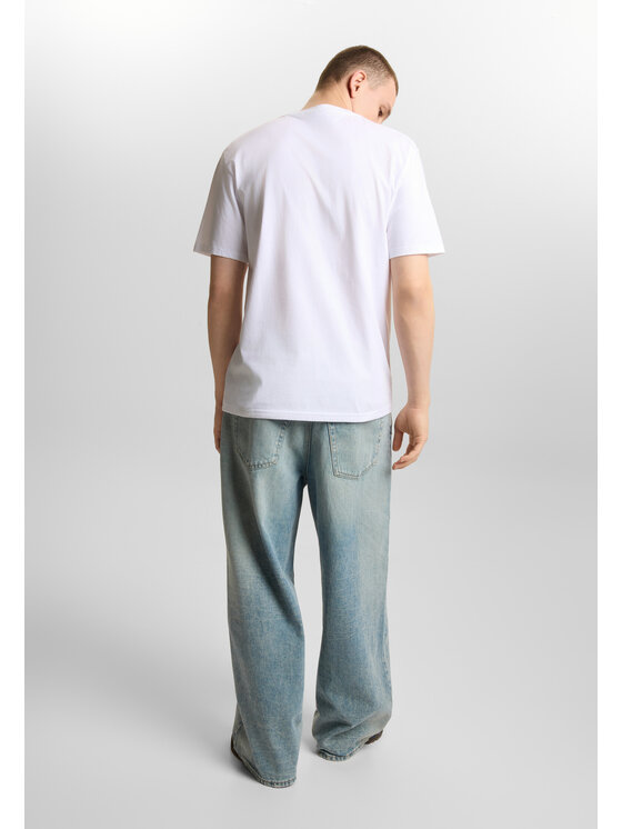 PROSTO. PROSTO. T-Shirt Runner Biały Regular Fit
