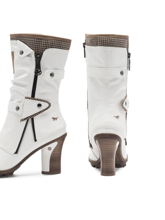 Mustang Mustang Īsie zābaki 1141-606 Balts