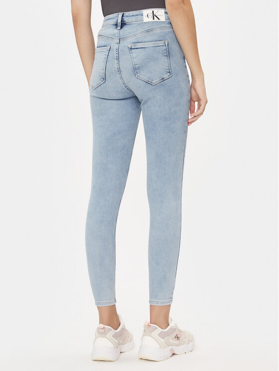 Calvin Klein Jeans Calvin Klein Jeans Traperice J20J222145 Plava Super Skinny Fit