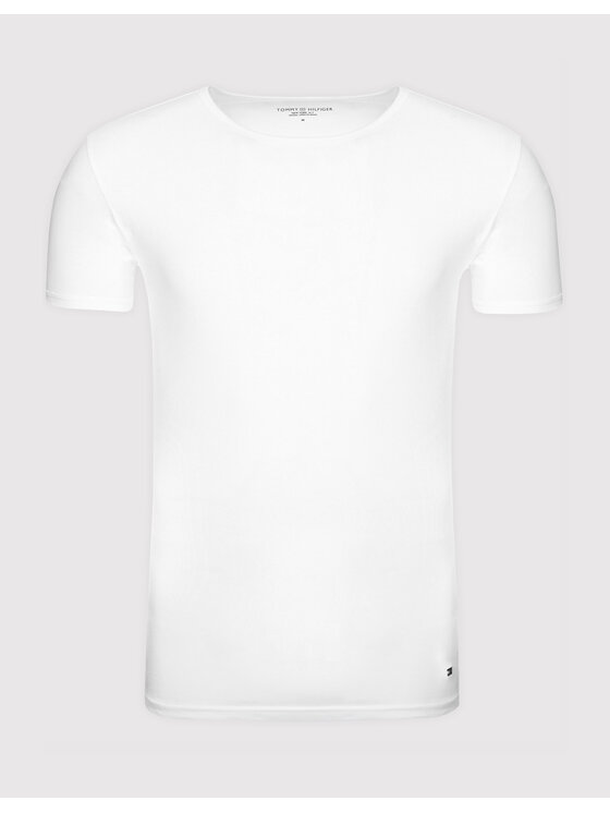 Tommy Hilfiger Tommy Hilfiger Komplet 3 t-shirtów Essential 2S87905187 Biały Regular Fit