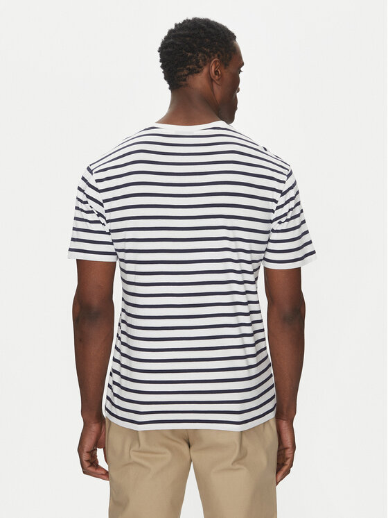 Save The Duck Save The Duck T-krekls DT1743M BESY20 Tumši zils Regular Fit