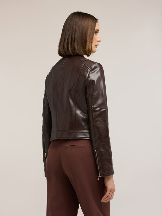 Motivi Motivi Giacca in similpelle R313Q001113N022 Marrone Regular Fit