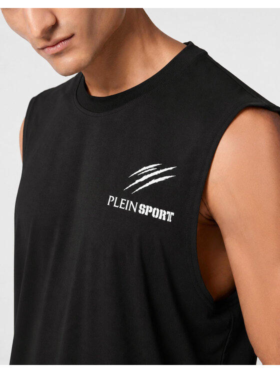 Plein Sport Plein Sport Tank top 31527 Čierna Regular Fit
