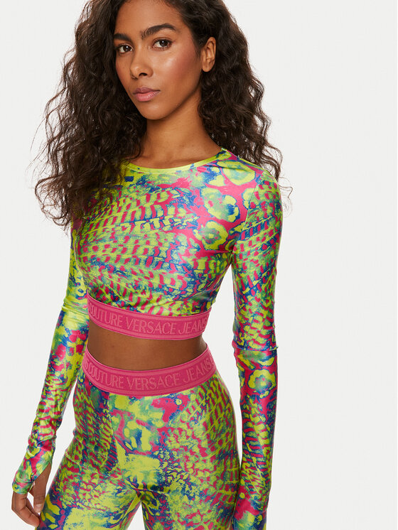 Versace Jeans Couture Versace Jeans Couture Blusa 76HAH218 Multicolore Slim Fit