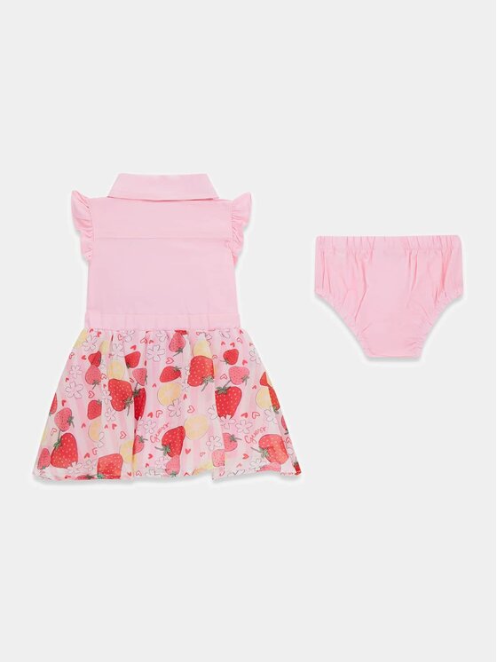 Guess Kids Guess Kids Sukienka codzienna 181327 Kolorowy Classic Fit