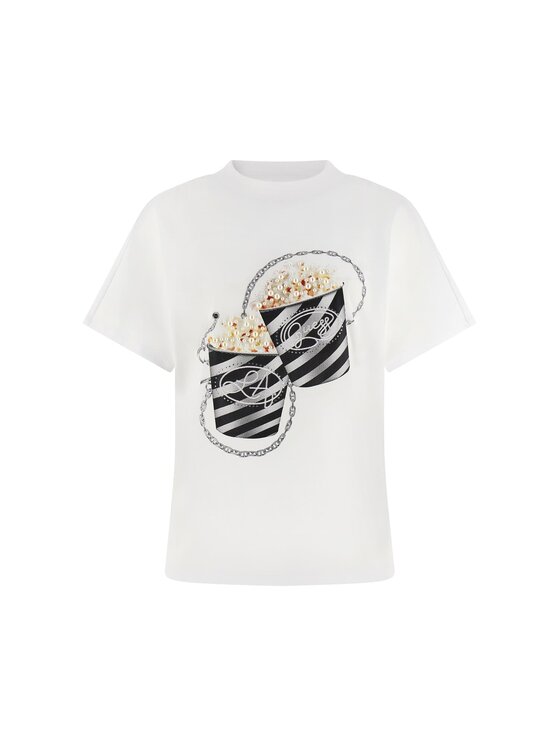 Guess Guess T-shirt 180332 Bianco Classic Fit
