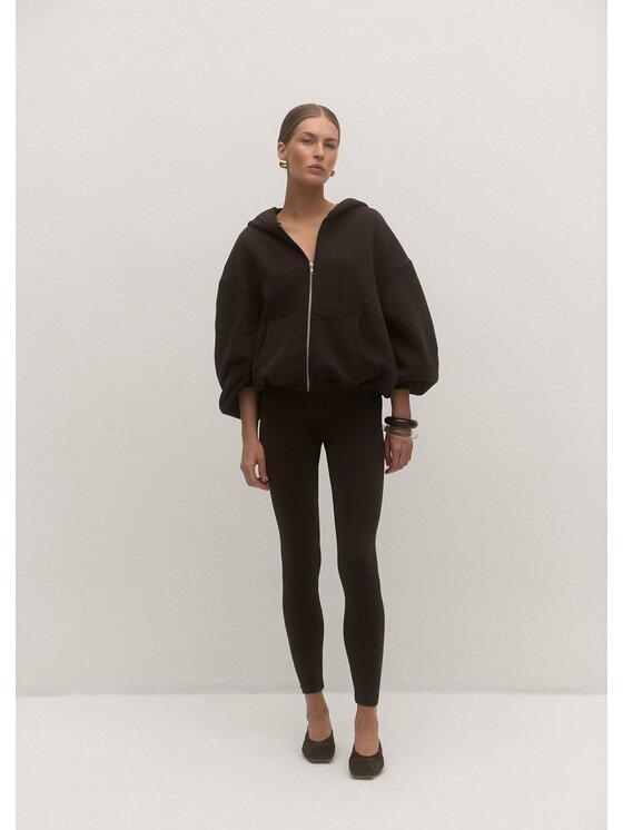 Le Collet Le Collet Bluza TOMZI Brązowy Oversize