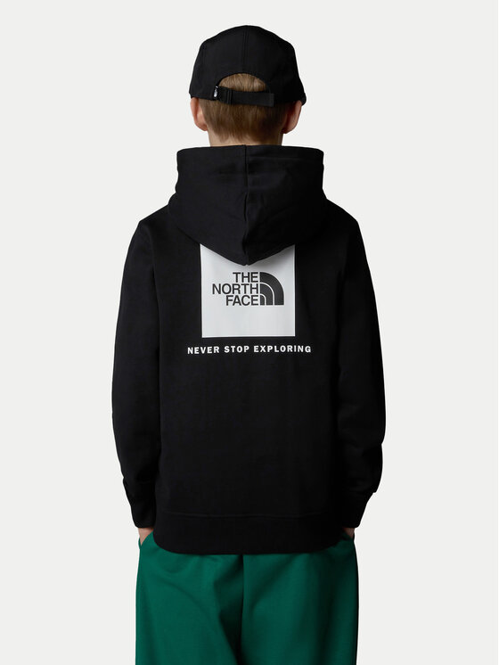 The North Face The North Face Суитшърт Redbox NF0A89H9 Черен Relaxed Fit
